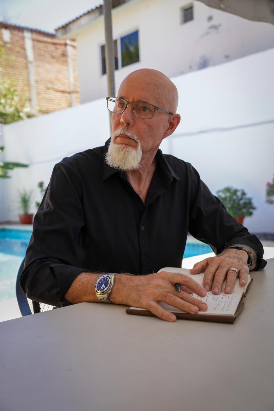 Dr. Robert Glover writing